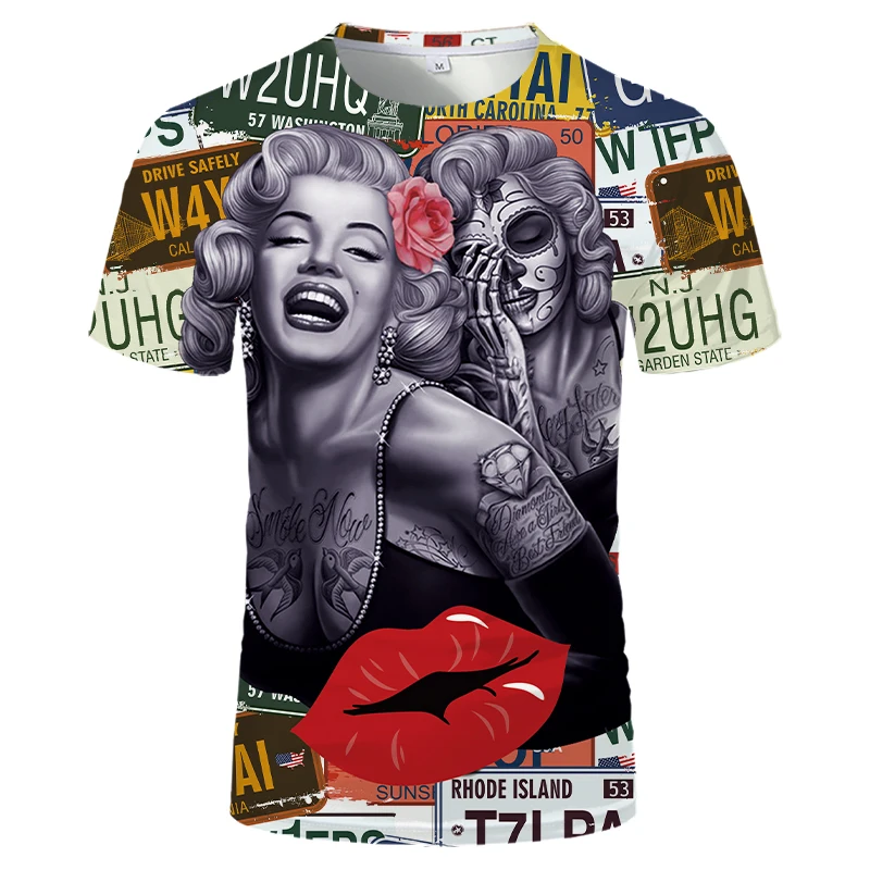 

Новинка 2021, уличная футболка с 3D принтом, мужская рубашка с круглым вырезом и короткими рукавами, футболка из искусственной кожи, с защитой о...