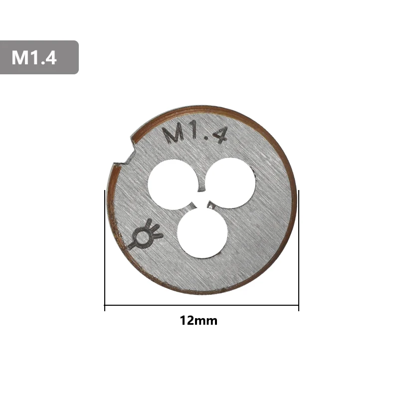 

CMCP 1 шт. M1 M1.2 M1.4 M1.5 M1.6 M1.7 M1.8 правая резьба Die метрический Винт Die ручные инструменты металлические резьбонарезные инструменты