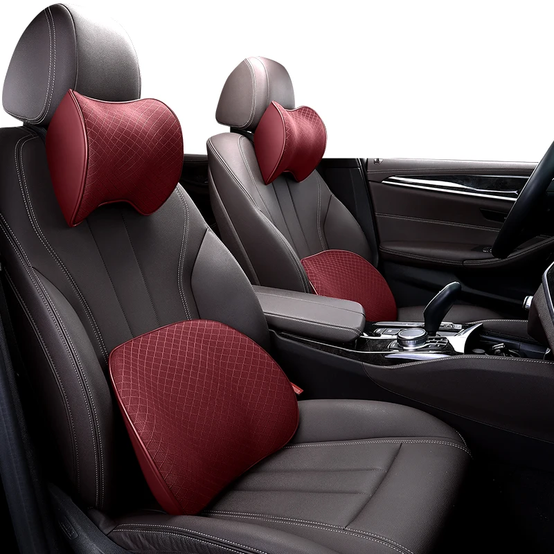 

Car Neck Headrest Pillow Car Accessories Cushion Auto Seat Head Support Neck Protector Automobiles Seat Neck Rest Memory Cotton