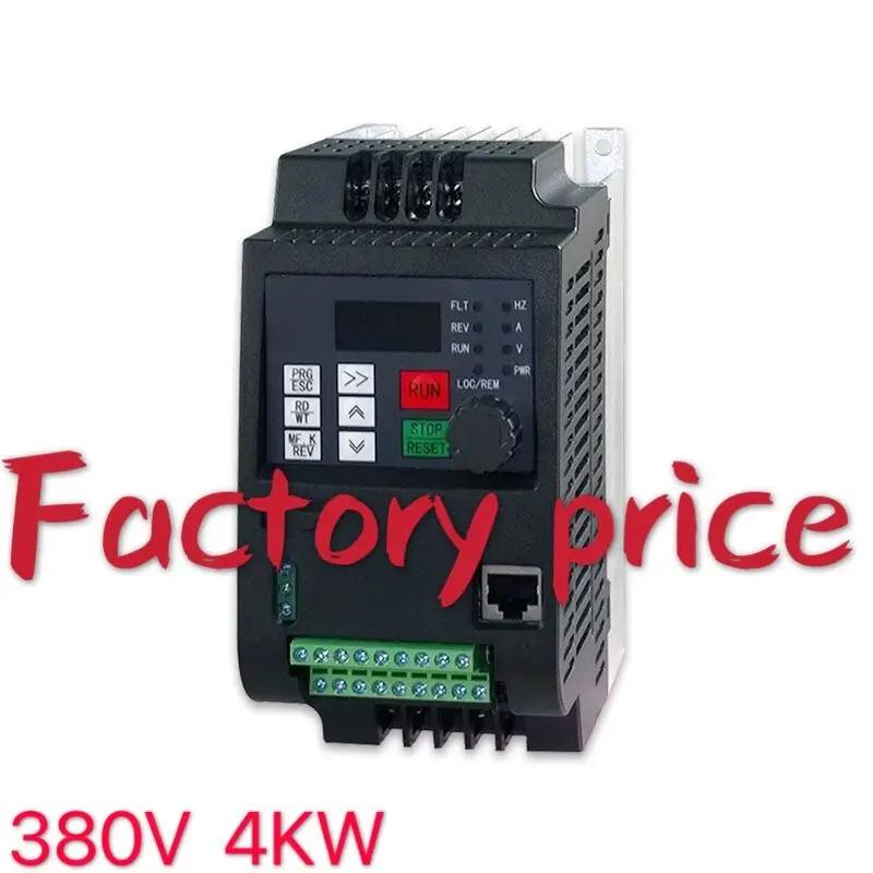 Частотно регулируемый привод VFD 380 В кВт 4 инвертор 3HP в вход для управления