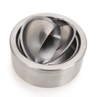 household detachable rotatable lid windproof with lid stainless steel corrosion resistance portable cigarette ashtray