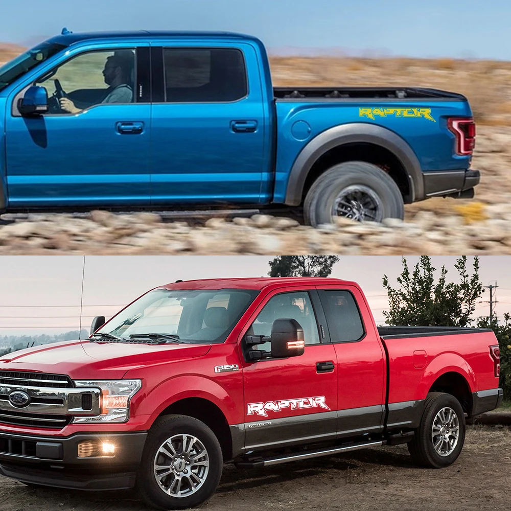 2 шт. автомобильные виниловые наклейки для Ford Raptor F150 F250 F350 F450 F550 F650 F750 - купить по