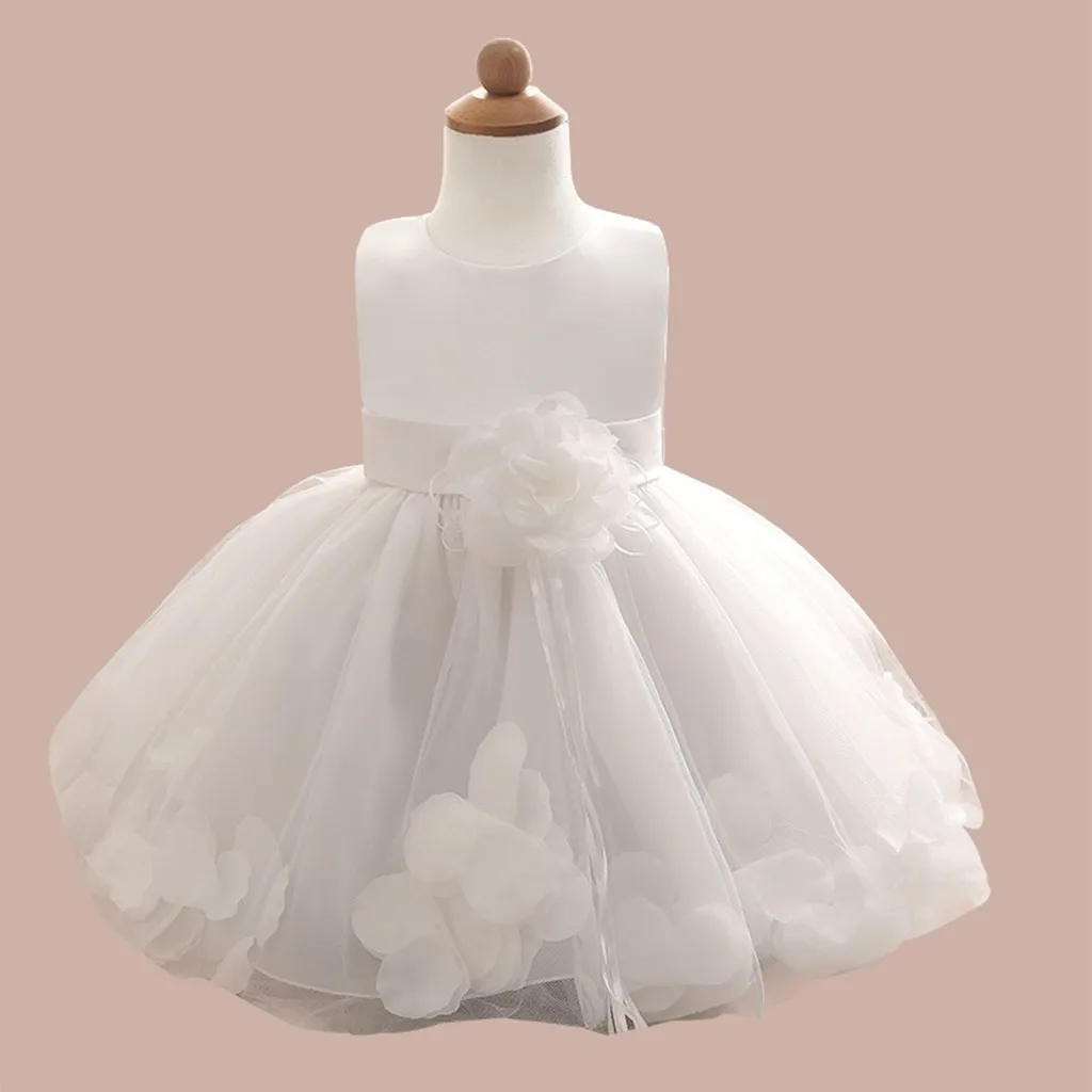 Flower Girl Dress Wedding Princess Tulle Birthday Party Ceremonies Lace Kids Dresses Children Clothes Baby For | Детская одежда и