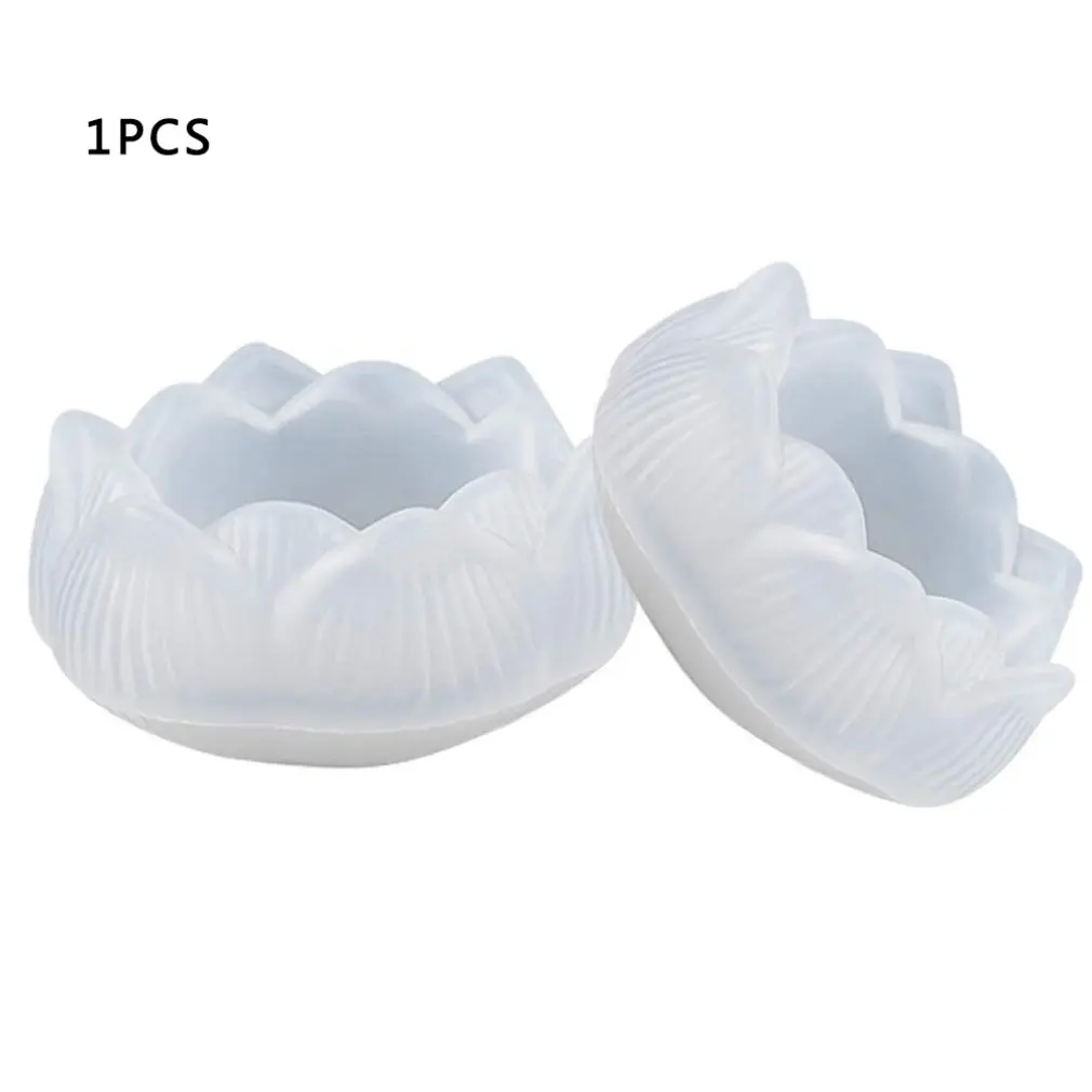 

DIY MOLD Lotus Shape Personalized Silicone Mold Candle Holder Storage Box Mould Flower Pot Jewelry Kit Making Tools for DIY