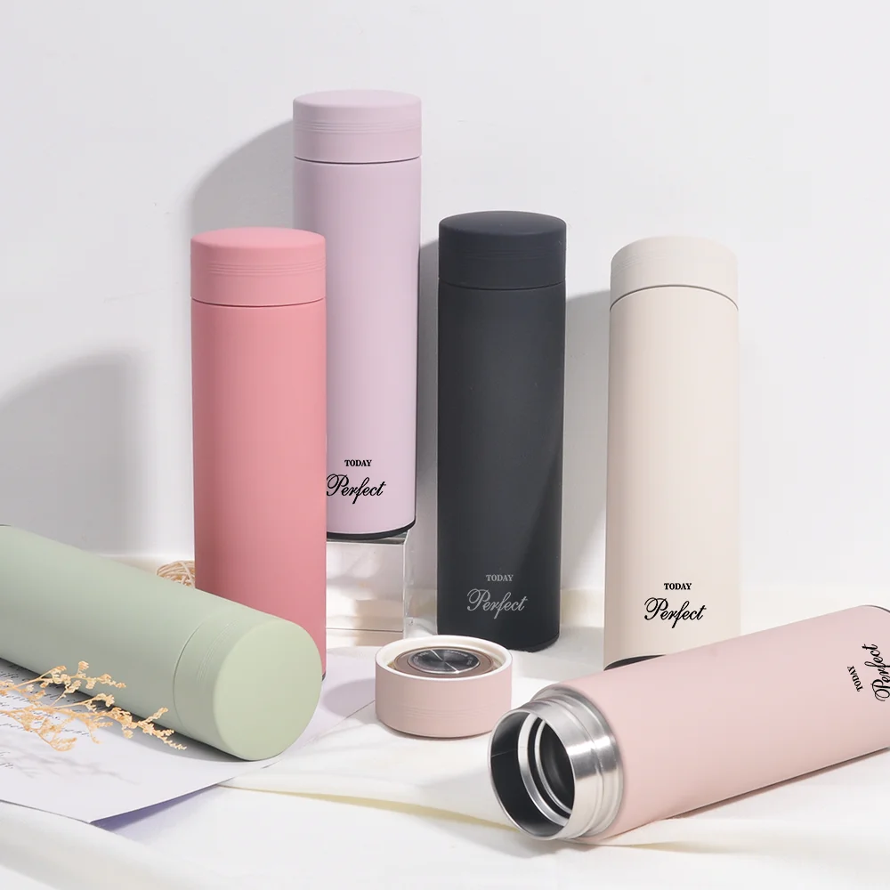 450 мл простой дизайн красочные термос для горячей воды кафе нержавеющая сталь