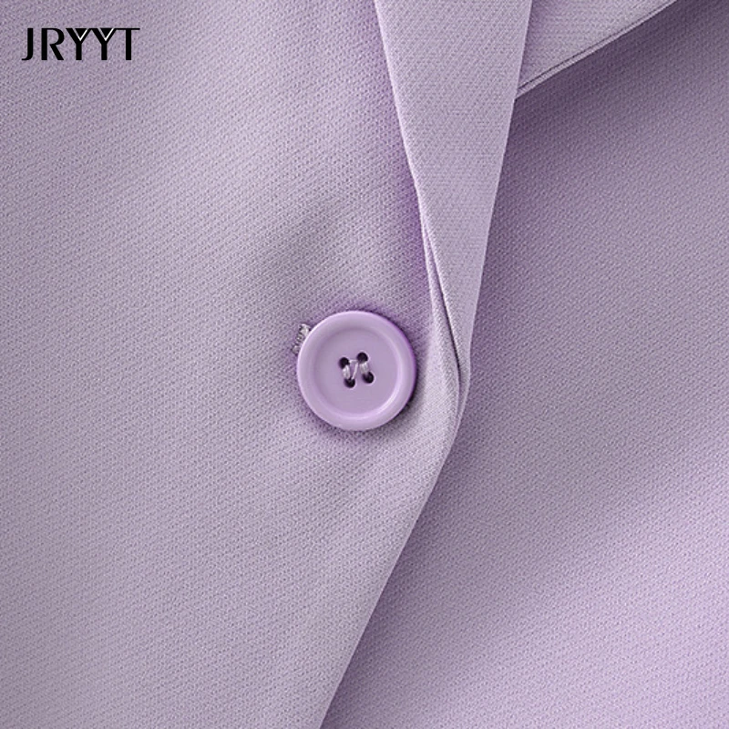 

Women's Pocket Single-breasted Solid Jacket Long Sleeve Casual Loose Blazer Elegant Suit Office Ladies Early Autumn