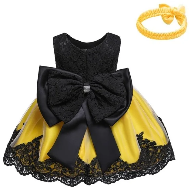 17 Новое Кружевное платье для девочек, свадебное платье для маленьких девочек s крестины Платья из хлопка для вечерние платье для крещения, возрастом 1 год, платья для Дня Рождения для маленьких девочек - Цвет: 17