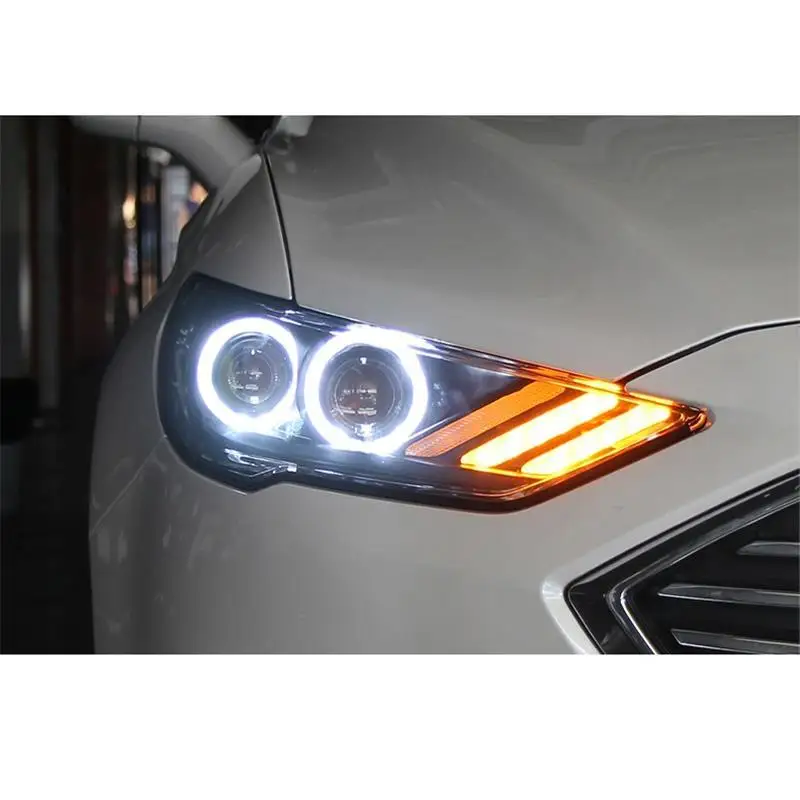 Внешние Drl дневные ходовые Luces Para Авто Стайлинг боковой сигнал поворота