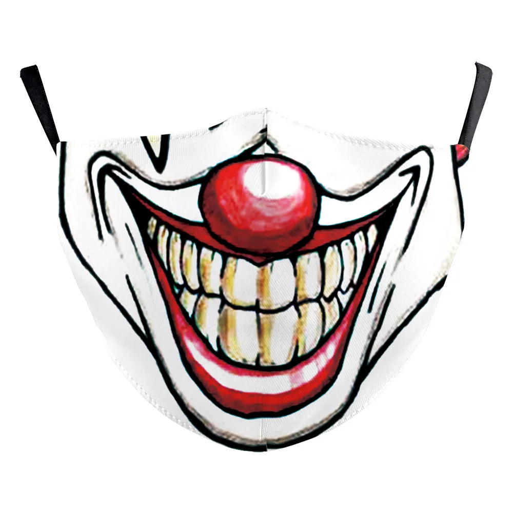 Пыленепроницаемая страшная маска ведьмы клоуна и зомби-вампира на Хэллоуин