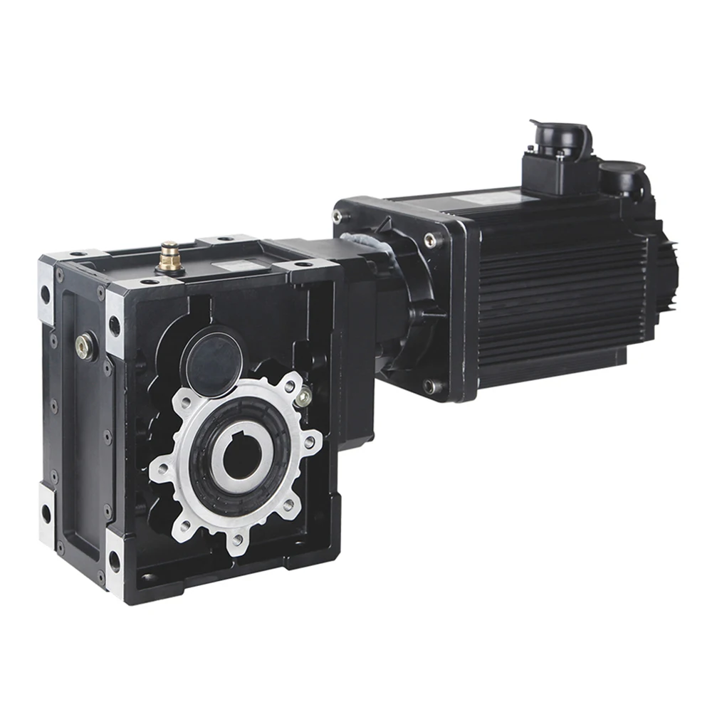 

BKM063B output flange hollow shaft electric speed reducer gearbox