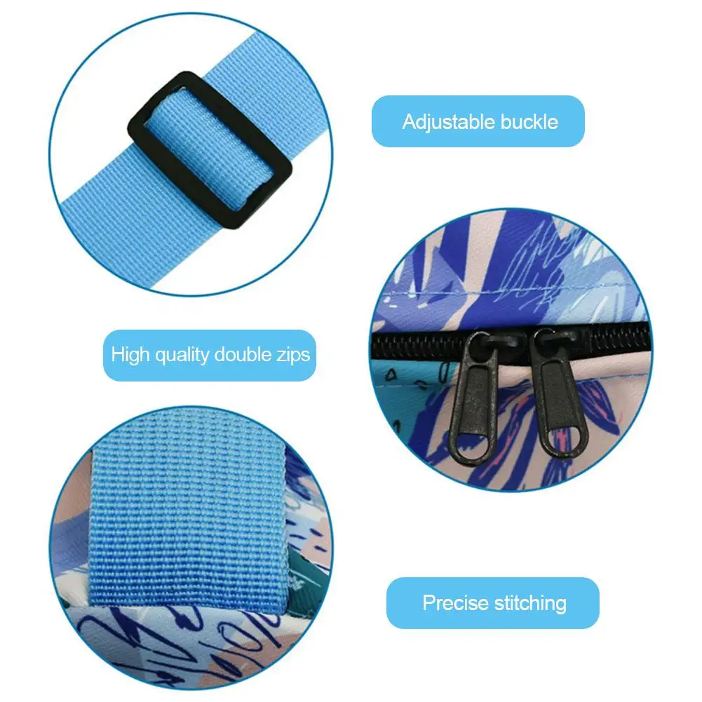 Коврик для йоги сумка переноски водонепроницаемый коврик на молнии женщин и