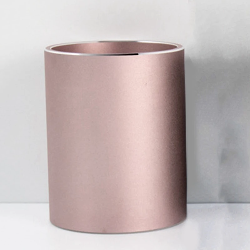 

Aluminum Alloy Desk Pen Pencil Storage Organizer Cup Holder Container Stationery