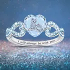 Изысканные кольца в форме сердца с кристаллом кошки для женщин ювелирные изделия с кристаллами винтажные кольца с кристаллами аксессуары для Хэллоуина для женщин дешевые подарки