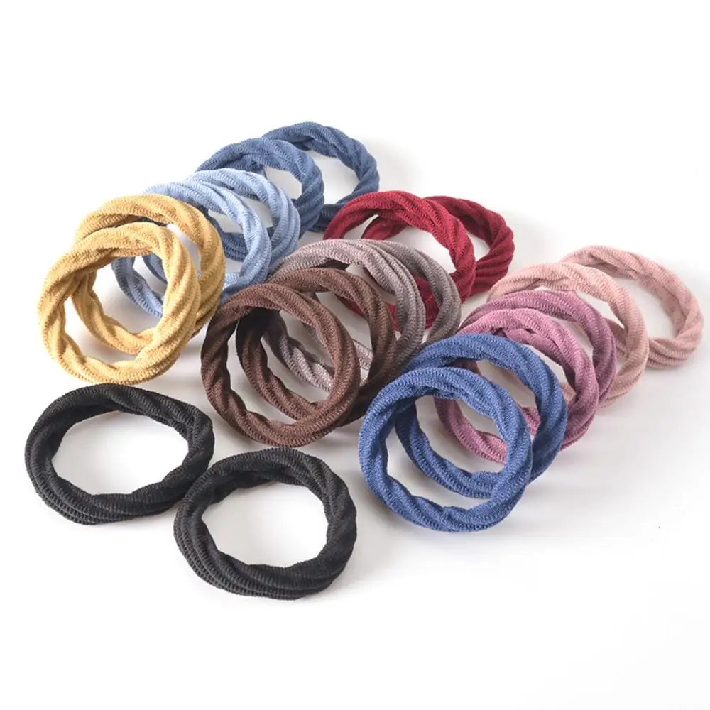 10 цветов/набор аксессуаров для волос разноцветные резинки обручи с высокой