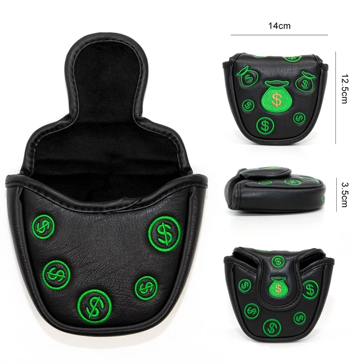 Чехол для клюшки гольфа чехол с магнитной серией долларов | Спорт и развлечения