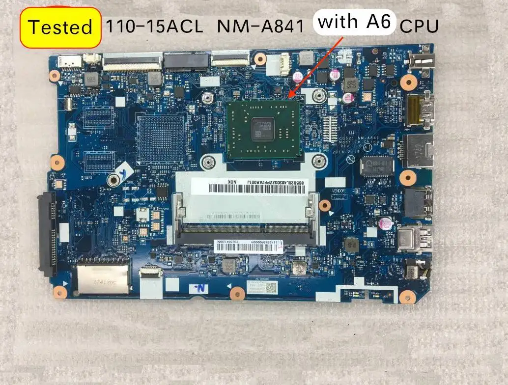

Материнская плата для ноутбука Lenovo 110-15ACL