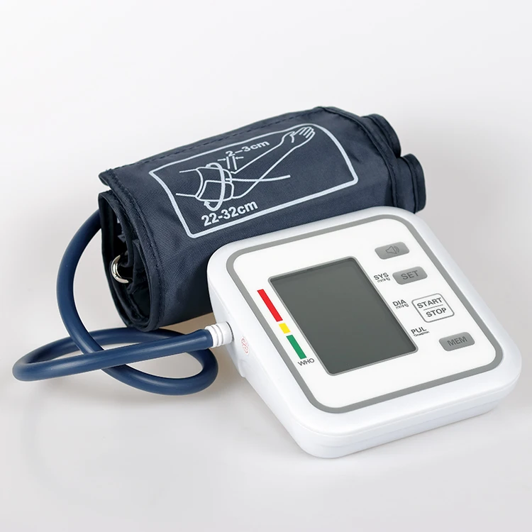 LCD Digital Upper Arm Blood Pressure Monitor Heart Beat Meter Pulse Machine Automatic tonometer manometer | Красота и здоровье