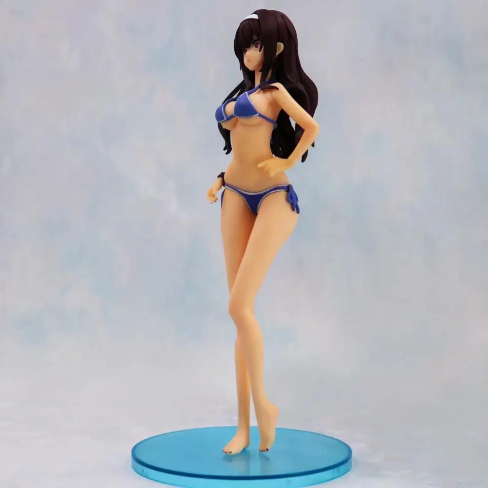 Аниме 23 см Saenai Heroine No Sodate kata Eriri Spencer Sawamura/Kasumigaoka Utaha пикантный купальник бикини ПВХ