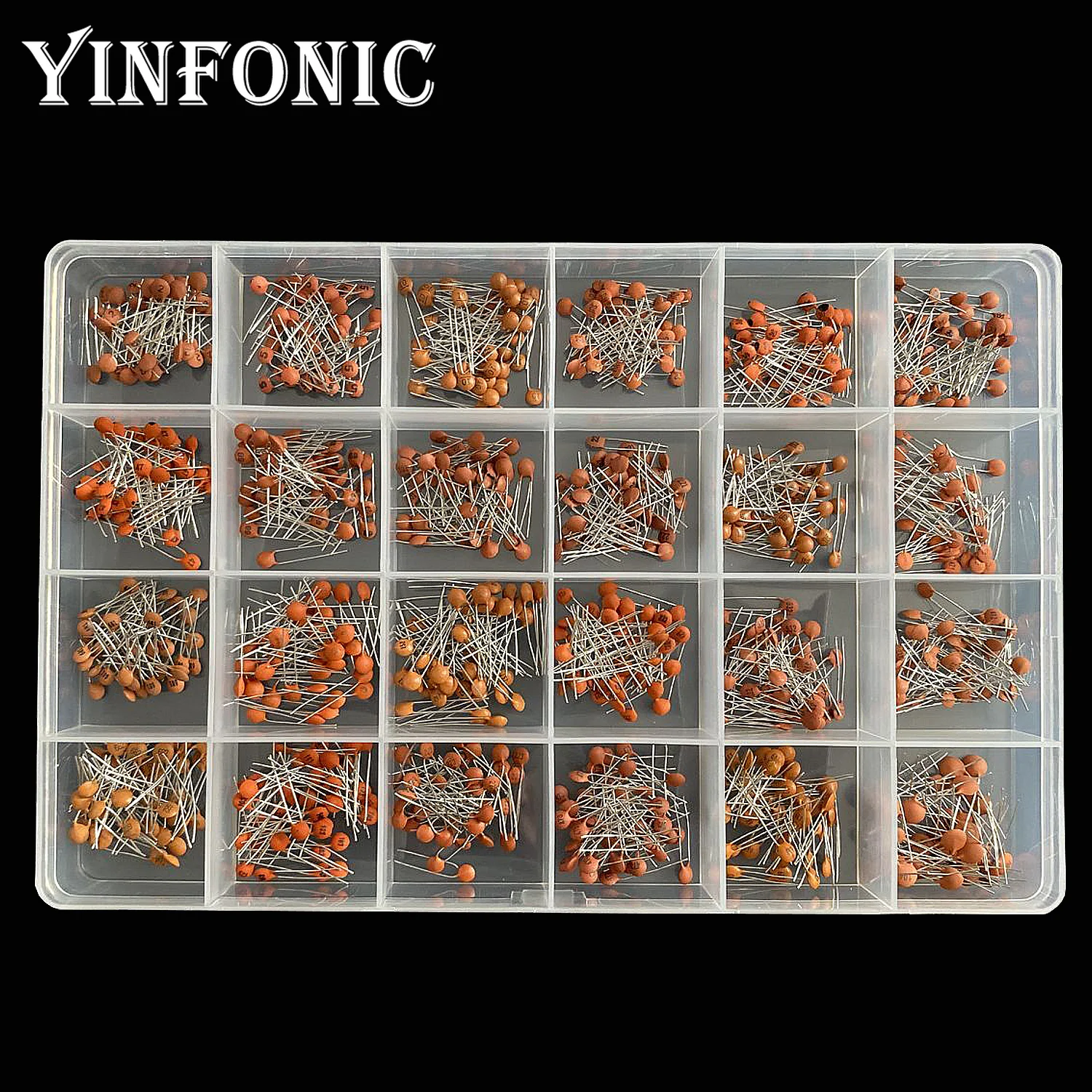 24 значения x 40 шт. набор магнитных керамических диэлектрических конденсаторов 2