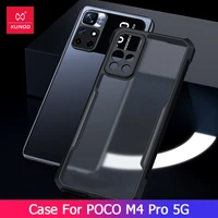 for poco m4 x4 x3 pro casexundd airbag shockproof shell lens full protection thinsoft back tranparent cover for poco m4 pro 5g