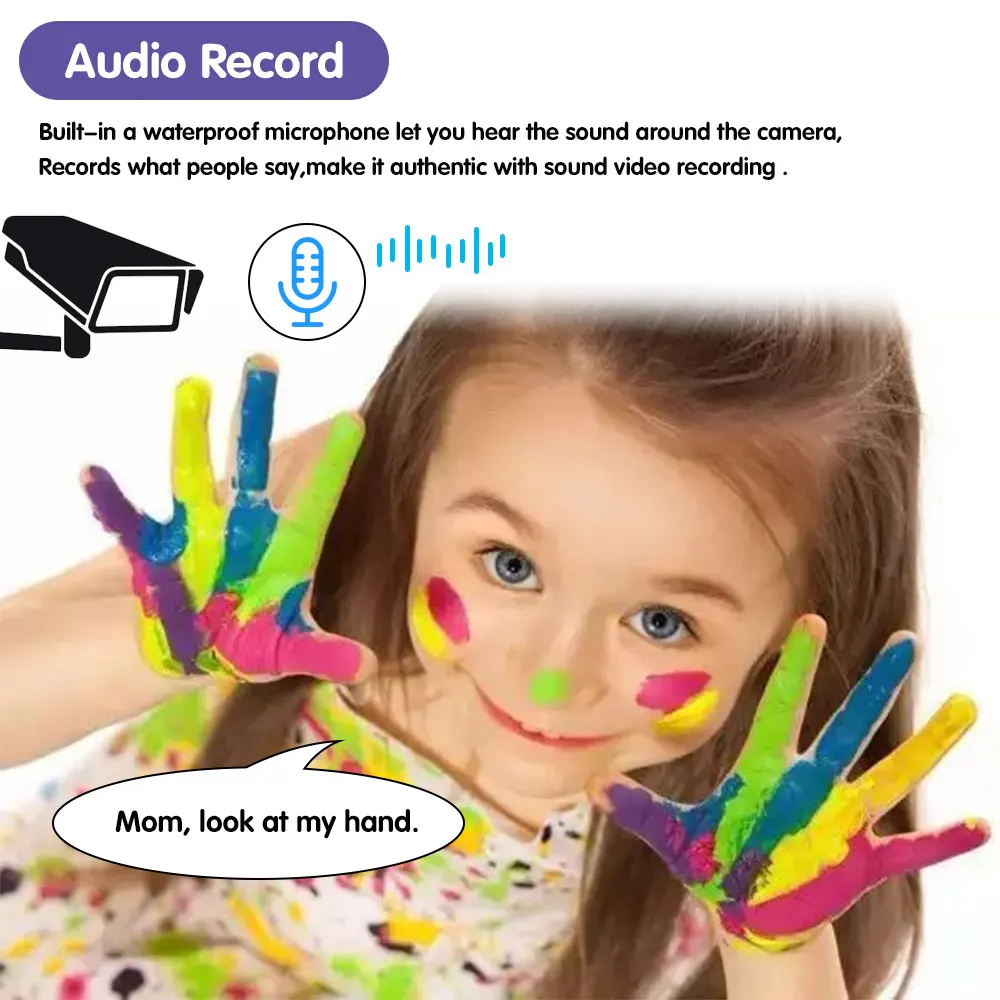 IP-камера видеонаблюдения 5 МП с датчиком лица | Безопасность и защита