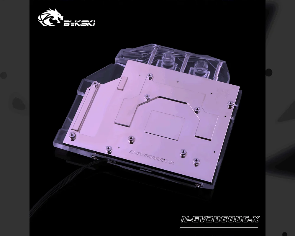Bykski N-GV2060OC-X, полное покрытие видеокарты блок водяного охлаждения для Gigabyte RTX2060 Mini ITX OC 6G