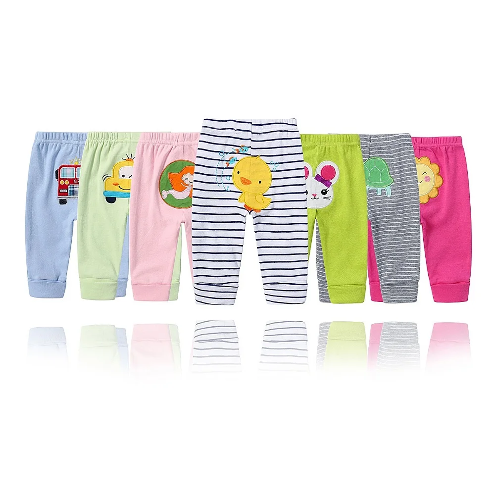 Брюки Детские с мультяшными животными на возраст 0-24 месяца 5 шт./лот |