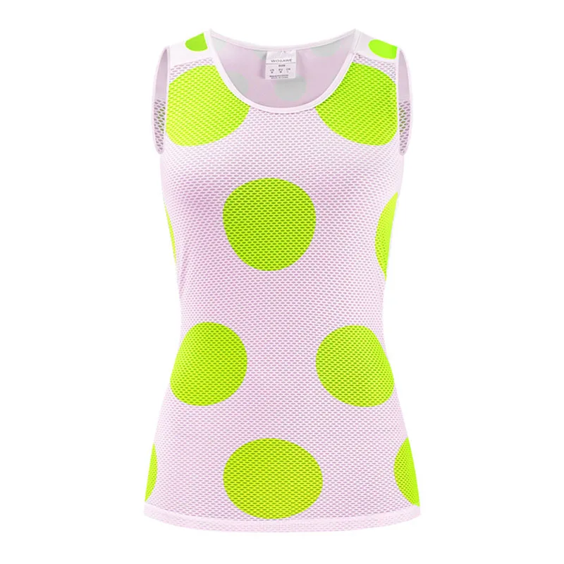 

WOSAWE Sport Vest Sleeveless Bottoming Vests Polyester Breathable Underwear Tight Wicking Vest Cycling Jersey for Running