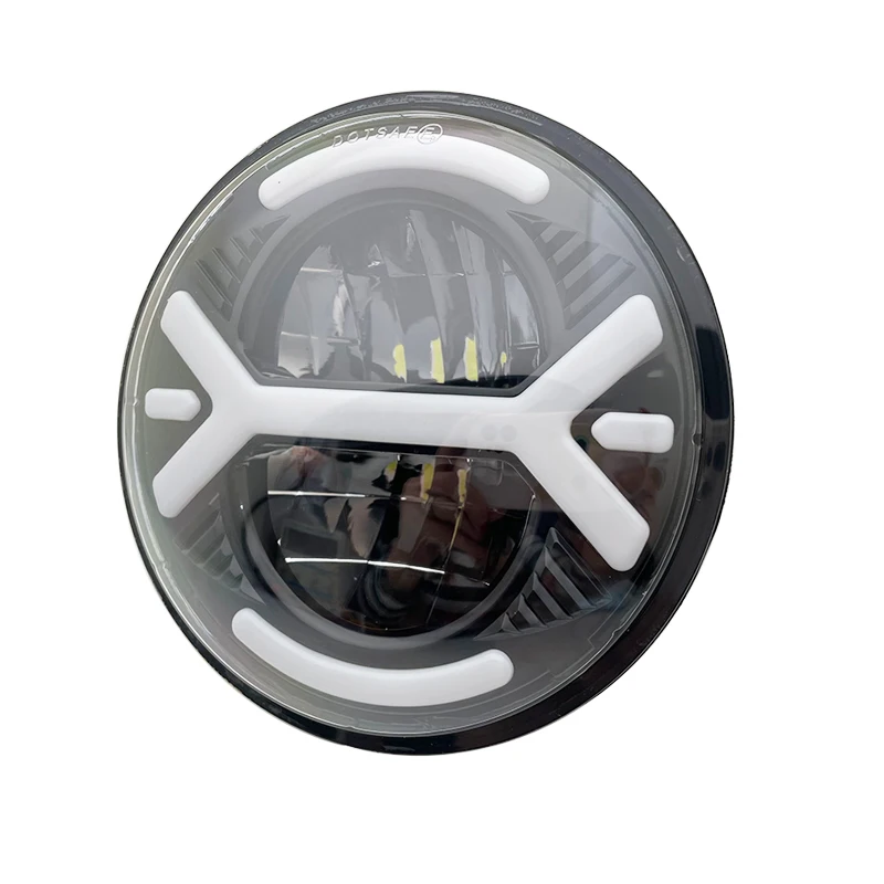 H4 Halo 5 3/4 &quot5 75-дюймовая светодиодная фара для Dyna Sportster Iron 883 Street Rod Bob Softail Deuce Custom Super