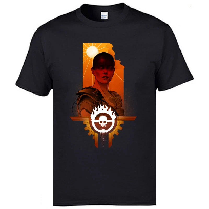 Футболки для мужчин Mad Max Fury Road FURIOSA 100% хлопок летняя и осенняя одежда высокое