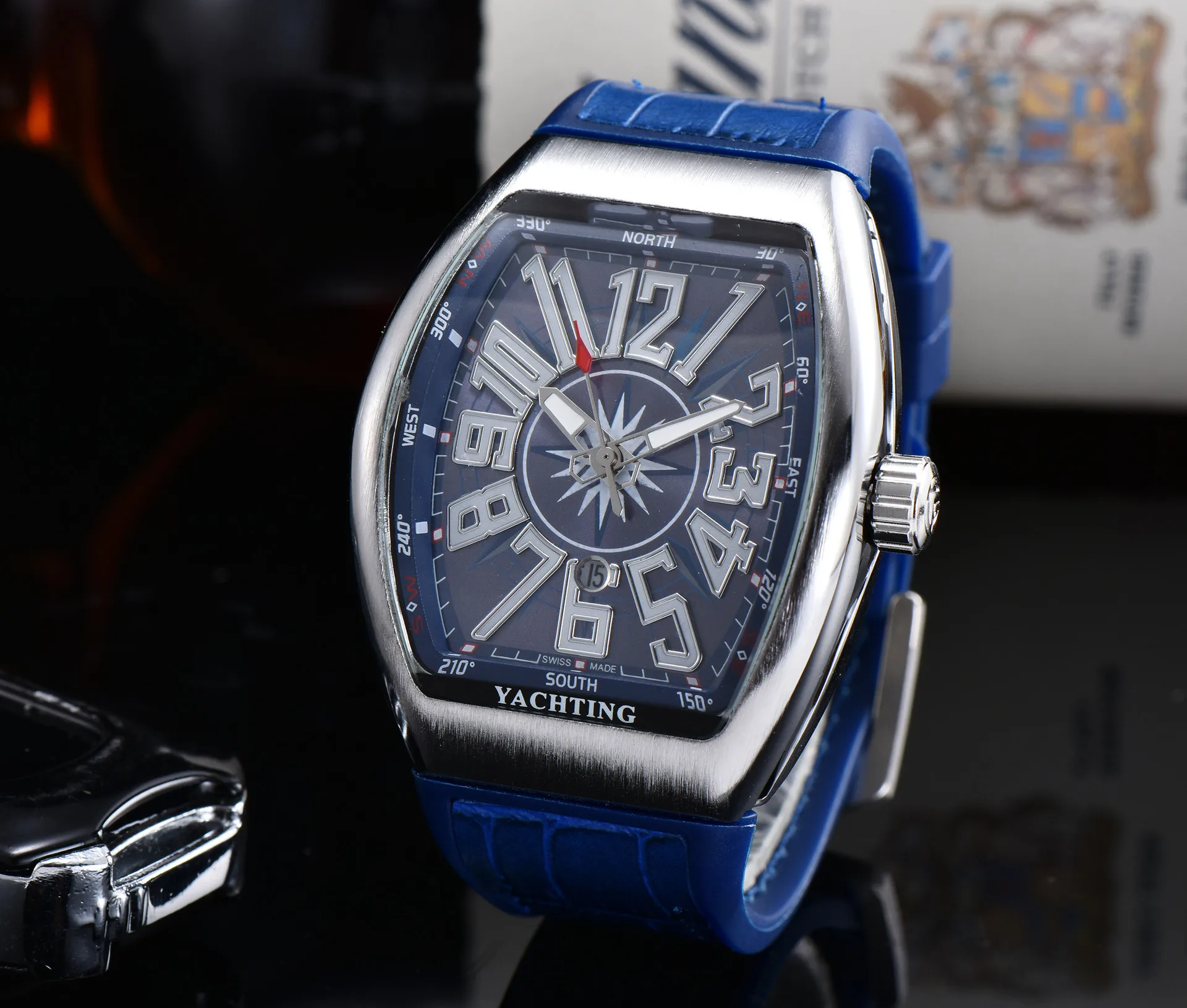 

Fashionable young men's high grade business wristwatch waterproof wristwatch high grade wristwatch