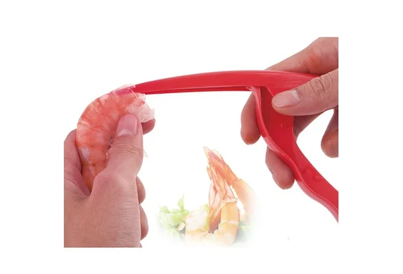 Пилинг креветки гаджет прочный красный практичный Творческий приготовления