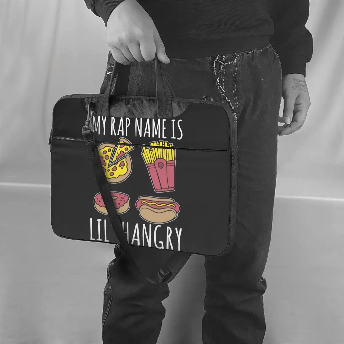 

Donut Laptop Bag Case Vintage Bicycle Computer Bag Clutch Carry Laptop Pouch