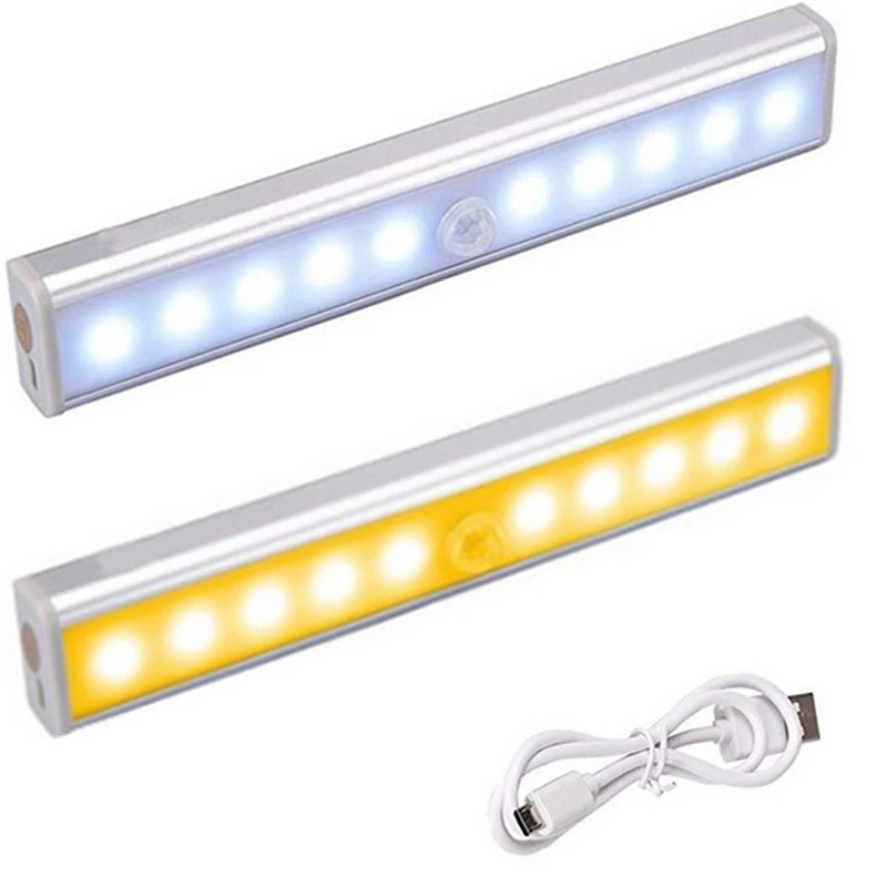 Лампа для шкафа гардероба кровати светодиодная лампа с пассивным ИК датчиком