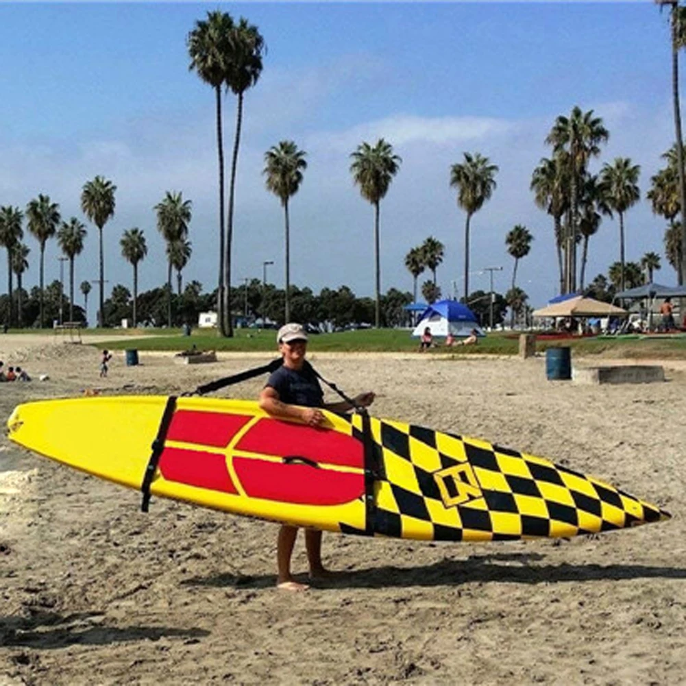 

Surfboard Canoe Quick Release Surf Roof Oudoor Cam Buckle Kayak Strap Car Top SUP Luggage Rack Scratch-free Nylon Tie Down