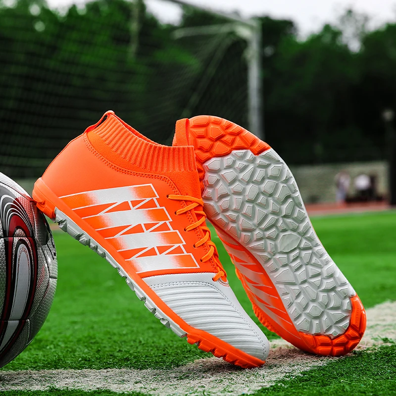 Противоскользящая спортивная обувь для мальчиков и девочек игры в футбол