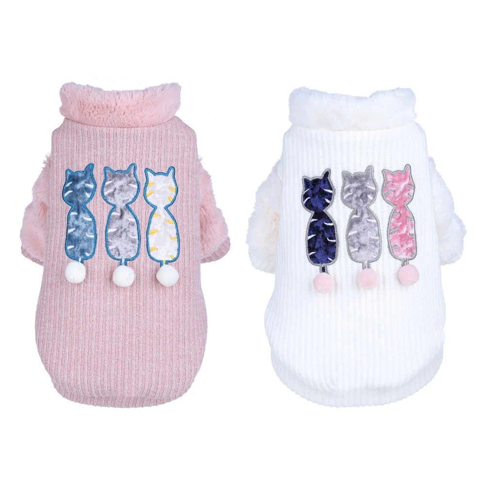 Новый модный костюм для питомца кота летняя жилетка с капюшоном удобные плащи