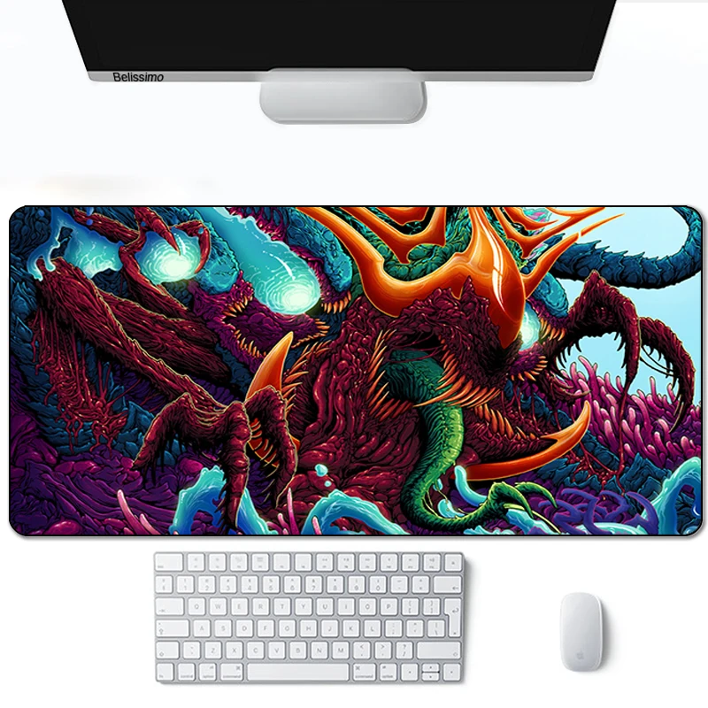 

Hyper Beast Mouse pad latest anime tapis de souris 900X400 large gaming accessories mousepad extension gaming keyboard mouse mat