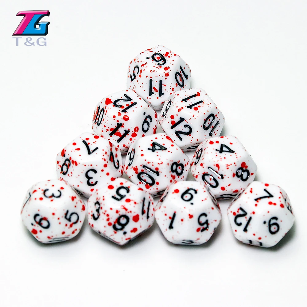 DND RPG 10 шт./компл. многогранные D4-D20 многосторонние ремесленные непрозрачные