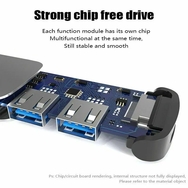 

New USB 3.0 Type C High Speed Port USB-C Hub to 4K HDMI PD Charging 4 in 1 Multi Function Adapter For Mackbook Pro PC Laptop
