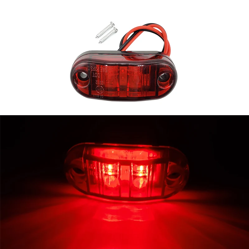12V 24V Светодиодные, боковые, габаритные фонари Автомобиль внешняя лампа Предупреждение задний фонарь авто грузовик с прицепом сигнальный светильник 24V