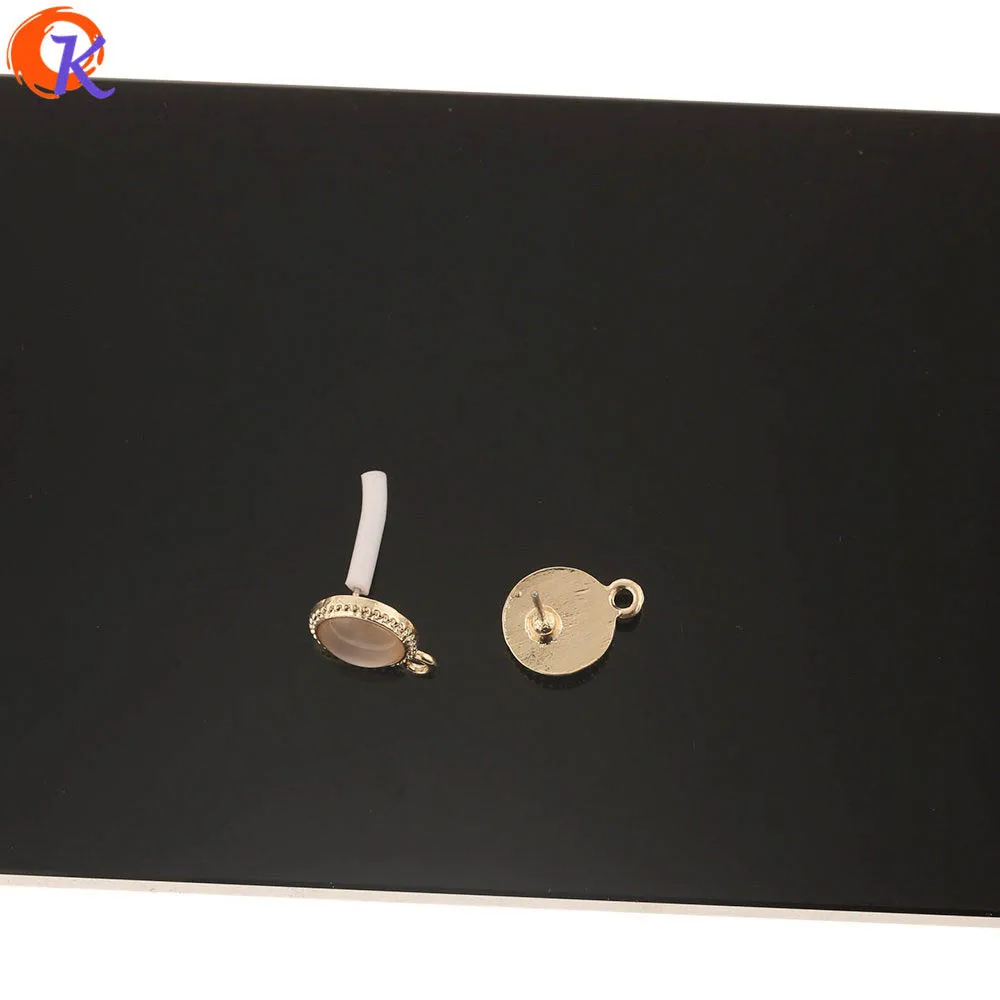 

Cordial Design 100Pcs 11*14MM Jewelry Accessories/Earrings Stud/Charms Jewelry/Round Shape/Hand Made/DIY Making/Earring Findings