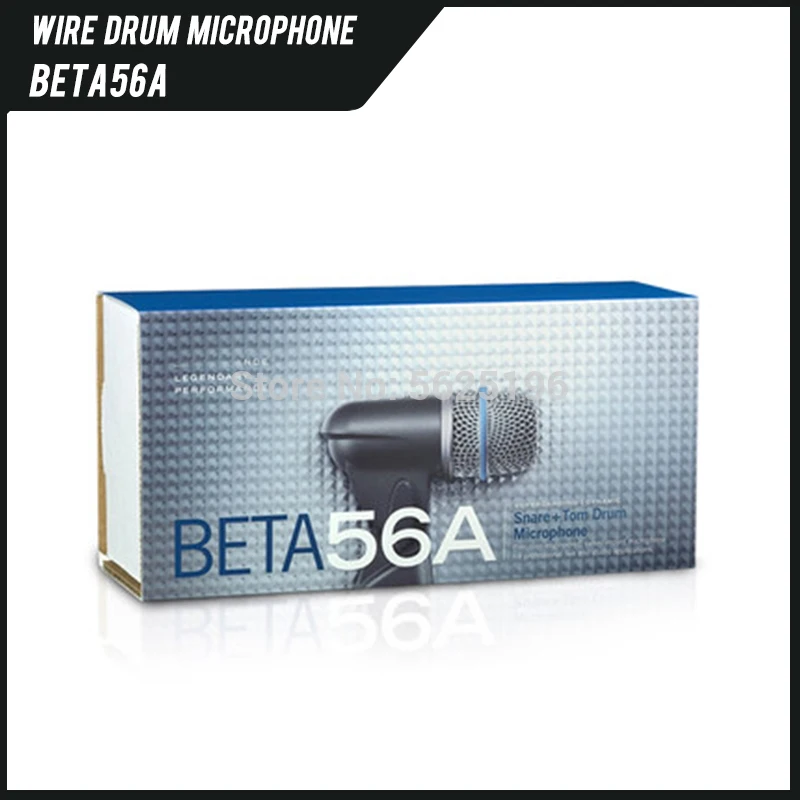 Высококачественный микрофон BETA 56A supercardioid Snare/Tom динамический с высоким выходом поворотным