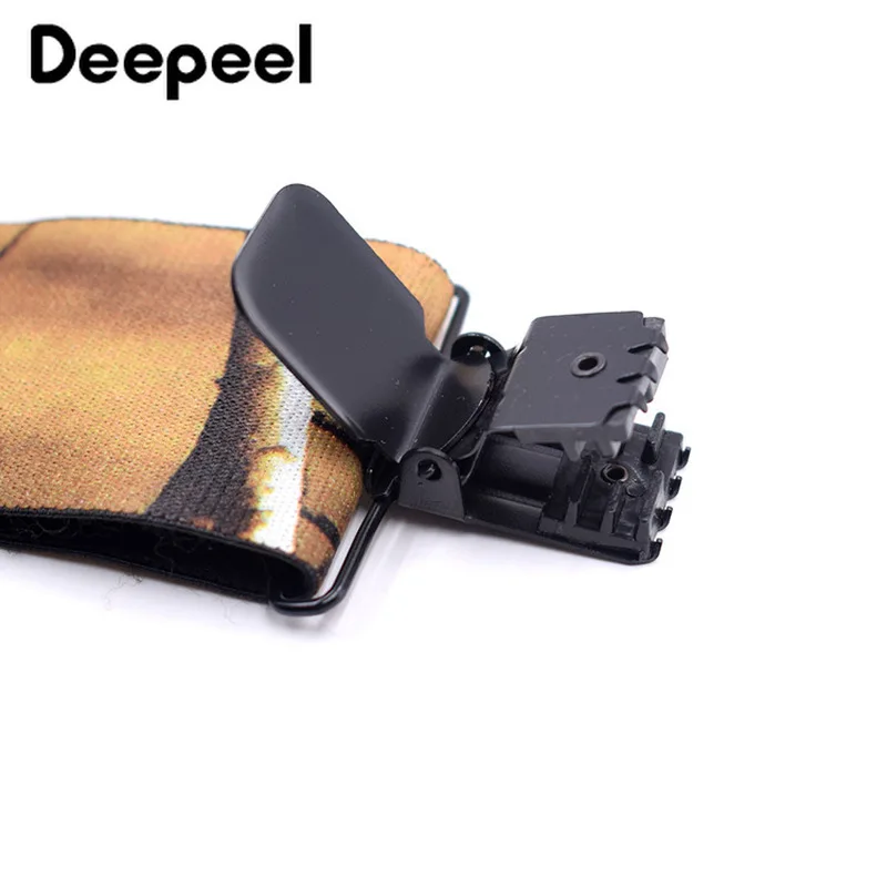 Deepeel 1 шт. 5*120 см мужские камуфляжные подтяжки с 4 клипсами винтажные уличные