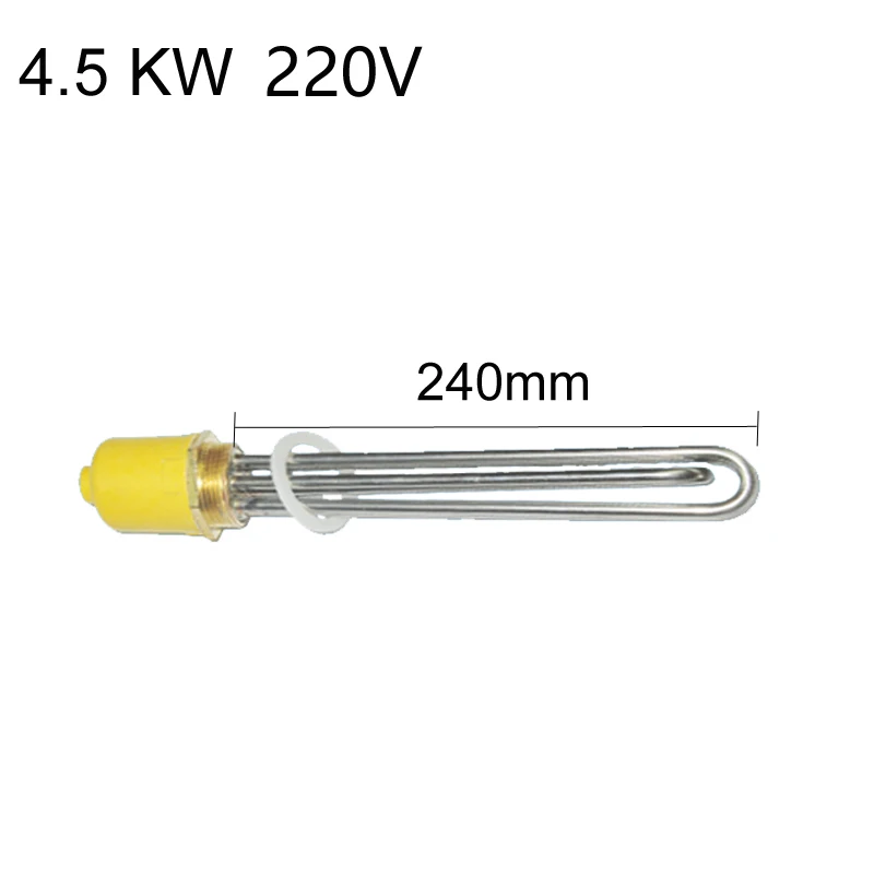 4.5 KW 220V DN40(1-1/") водонагреватель Нагревательный элемент, 220 В/380 В, 201 нержавеющая сталь бойлер управления резервуар для воды, 3 кВт/6 кВт/9 кВт/12 кВт - Цвет: 4.5 KW 220V