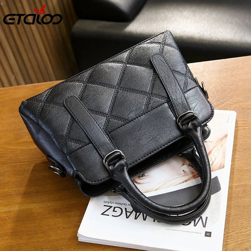 Сумка на плечо женская из высококачественной кожи элегантный мессенджер для