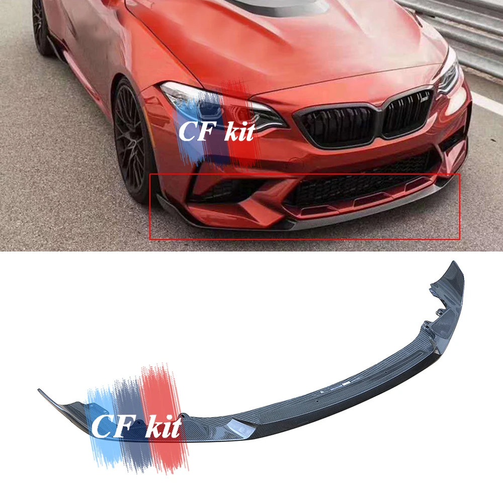 CF Kit спойлер для переднего бампера BMW F87 M2C M2 передний бампер соревнований