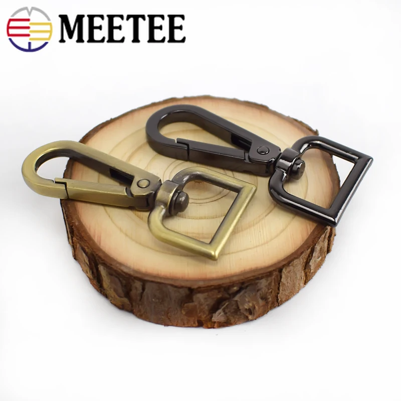 10 шт. 16 50 мм Meetee ремешки для сумок металлические пряжки воротник застежка лобстер