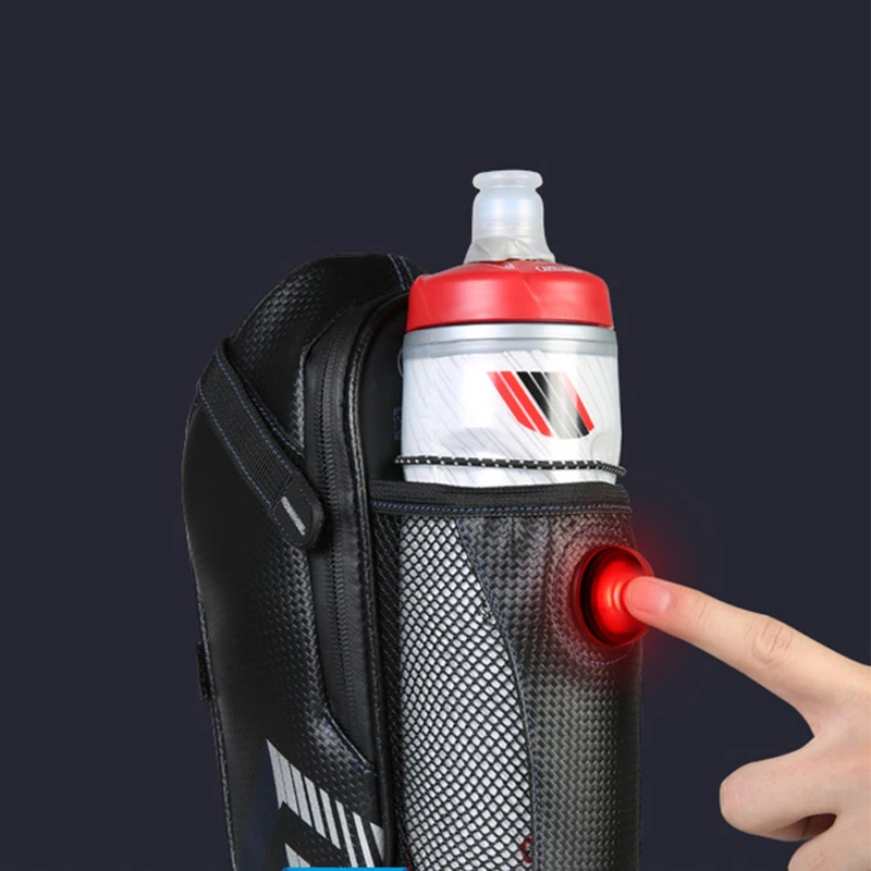 Сумка на седло велосипеда с карманом для бутылки водой водонепроницаемые сумки