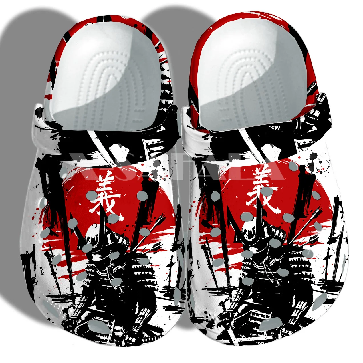 

Japan Ninja Warrior Tattoo Samurai Masks Beach Garden Clogs Slippers Summer Shoes Adult Men Women Lightweight Cool for Outdoor1